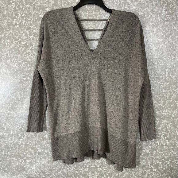 Chance or Fate Women's Gray Oversized Cozycore Sweater - Size Medium - Tunic - Picture 1 of 7